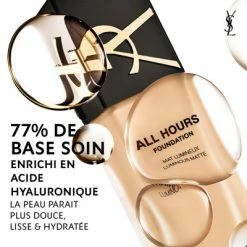 Yves Saint Laurent All Hours Fond De Teint Mat Lumineux 24h Haute Couvrance -Guerlain Soldes Magasin all hours fdt 3