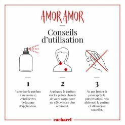 Cacharel Amor Amor Eau De Toilette -Guerlain Soldes Magasin amor amor toilette 7