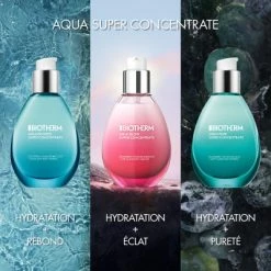 Biotherm Aqua Glow Super Concentrate Crème Hydratation + éclat -Guerlain Soldes Magasin biotherm aqua glow super concentrate creme hydratation eclat 2