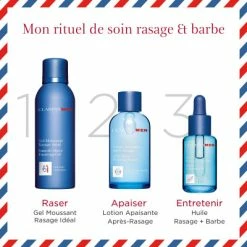 ClarinsMen Huile Rasage + Barbe -Guerlain Soldes Magasin clarinsmen huile rasage barbe 4