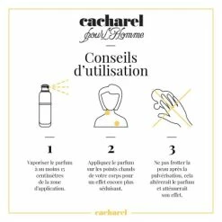 Cacharel Pour L'Homme Eau De Toilette -Guerlain Soldes Magasin homme toilette 7