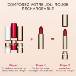 Clarins Joli Rouge Recharge Rouge à Lèvres -Guerlain Soldes Magasin joli rouge 5