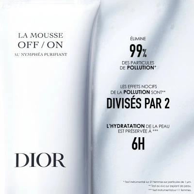 DIOR Le Démaquillage Au Nymphéa - La Mousse OFF/ON Mousse Nettoyante Anti-pollution Purifiante 6 DIOR Le Démaquillage Au Nymphéa - La Mousse OFF/ON Mousse Nettoyante Anti-pollution Purifiante – Image 4