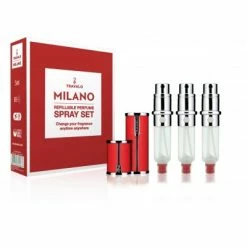 Coffret Travalo Vaporisateur Rechargeable -Guerlain Soldes Magasin set 3 rech milano 2