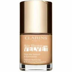Clarins Skin Illusion Velvet Fond De Teint Mat Naturel & Hydratation 14 Clarins Skin Illusion Velvet Fond De Teint Mat Naturel & Hydratation -Guerlain Soldes Magasin sk illusion velvet 4